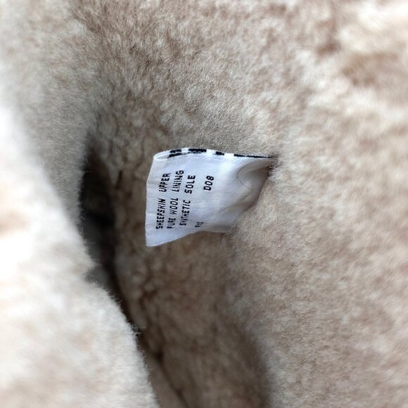 UGG ULTIMATE TALL BRAID CHESTNUT BROWN BOOTS SHEARLING LINED SUEDE - 7 - Picture 11 of 12